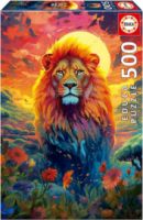 THE MAJESTY OF THE LION PUZZLE 2D 500PCS