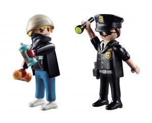 PLAYMOBIL CITY ACTION ΑΣΤΥΝΟΜΙΚΟΣ ΚΑΙ ΚΑΛΛΙΤΕΧΝΗΣ ΓΚΡΑΦΙΤΙ 70822