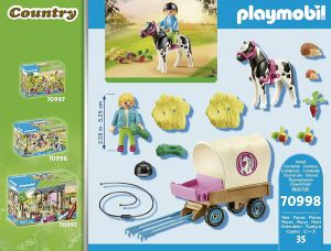 PLAYMOBIL COUNTRY ΑΜΑΞΑ ΜΕ ΠΟΝΥ 70998