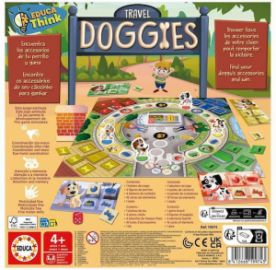 ΕΠΙΤΡΑΠΕΖΙΟ ΠΑΙΧΝΙΔΙ TRAVEL DOGGIES ΓΙΑ 2-4 ΠΑΙΚΤΕΣ 4+ ΕΤΩΝ (EN) EDUCA 