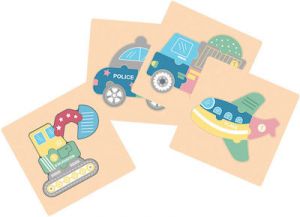 ΞΥΛΙΝΟ ΠΑΙΔΙΚΟ PUZZLE ΑΥΤΟΚΙΝΗΤΑ 26PCS ΓΙΑ 3+ ΕΤΩΝ SKAG  299664