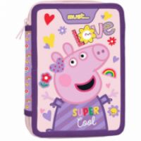 ΣΧΟΛΙΚΗ ΚΑΣΕΤΙΝΑ ΔΙΠΛΗ ΓΕΜΑΤΗ PEPPA PIG SUPER COOL MUST 000482807