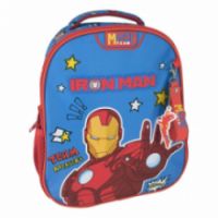ΣΧΟΛΙΚΗ ΤΣΑΝΤΑ ΠΛΑΤΗΣ ΝΗΠΙOΥ AVENGERS IRON MAN MUST TEAM 2 ΘΗΚΕΣ