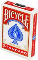 BICYCLE RIDER BACK INTERNATIONAL STANDARD INDEX ΤΡΑΠΟΥΛΑ ΠΛΑΣΤΙΚΟΠΟΙΗΜΕΝΗ ΚΟΚΚΙΝΗ