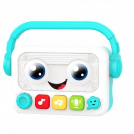 ΡΑΔΙΟΦΩΝΑΚΙ LUNA TOYS ΠΟΥ ΗΧΟΓΡΑΦΕΙ ΜΕ ΜΟΥΣΙΚΗ ΚΑΙ ΦΩΣ 22X7X17,8 ΕΚ. 2 ΣΧΕΔΙΑ