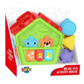 ΣΠΙΤΑΚΙ ΔΡΑΣΤΗΡΙΟΤΗΤΩΝ LUNA TOYS ΜΕ ΜΟΥΣΙΚΗ 23,3X14X19,5 ΕΚ.
