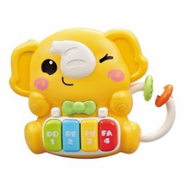 ΠΙΑΝΟ ΕΛΕΦΑΝΤΑΚΙ LUNA TOYS ΜΕ ΜΟΥΣΙΚΗ ΚΑΙ ΦΩΣ 19,4X4,77X16,7 ΕΚ. ΣΕ 2 ΣΧΕΔΙΑ