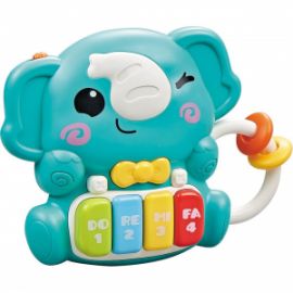 ΠΙΑΝΟ ΕΛΕΦΑΝΤΑΚΙ LUNA TOYS ΜΕ ΜΟΥΣΙΚΗ ΚΑΙ ΦΩΣ 19,4X4,77X16,7 ΕΚ. ΣΕ 2 ΣΧΕΔΙΑ