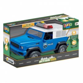 ΟΧΗΜΑ ΤΖΙΠ ΑΣΤΥΝΟΜΙΑ FRICTION LUNA TOYS 1:16, ΜΕ ΦΩΣ ΚΑΙ ΗΧΟ 28,5X12,5X17,5 ΕΚ.