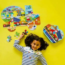ΠΑΙΔΙΚΟ PUZZLE ΚΑΤΑΣΚΕΥΕΣ ΓΙΑ 3+ ΕΤΩΝ 40PCS FLOSS & ROCK 45P6462