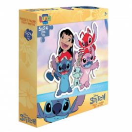 ΠΑΖΛ DISNEY STITCH LUNA TOYS 5 ΦΙΓΟΥΡΕΣ 24ΤΜΧ. 26X26X6,5ΕΚ.