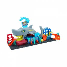 HOT WHEELS CITY ULTRA SHARK CAR WASH ΠΙΣΤΑ ΓΙΑ 3+ ΕΤΩΝ HTN82