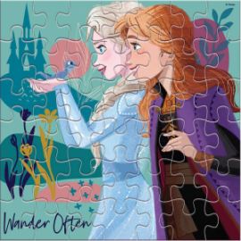 ΠΑΖΛ ΧΡΩΜΑΤΙΣΜΟΥ 2 ΟΨΕΩΝ DISNEY FROZEN LUNA TOYS 42ΤΜΧ. 42X42ΕΚ.
