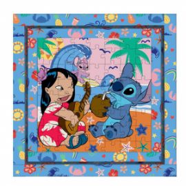 ΠΑΖΛ ΚΟΡΝΙΖΑ DISNEY STITCH LUNA TOYS 2 ΣΕ 1 ΧΡΩΜΑΤΙΣΜΟΥ 2 ΟΨΕΩΝ 64 ΤΜX. 27X27 ΕΚ.