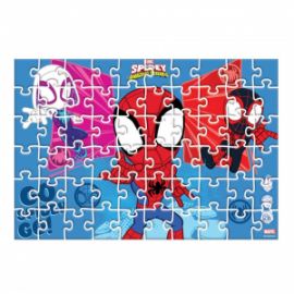 ΠΑΖΛ SPIDEY AND HIS AMAZING FRIENDS LUNA TOYS FOIL 2 ΣΕ 1 60ΤΜΧ. ΣΕ ΚΥΛΙΝΔΡΟ 48X33ΕΚ.