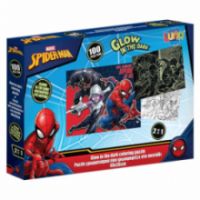 ΠΑΖΛ ΧΡΩΜΑΤΙΣΜΟΥ 2 ΟΨΕΩΝ SPIDER - MAN LUNA TOYS GLOW IN THE DARK 100ΤΕΜ 48X34ΕΚ.