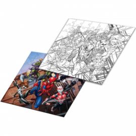 ΠΑΖΛ ΚΟΡΝΙΖΑ SPIDER - MAN LUNA TOYS 2 ΣΕ 1 ΧΡΩΜΑΤΙΣΜΟΥ 2 ΟΨΕΩΝ 64 ΤΜX. 27X27 ΕΚ.