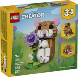  LEGO CREATOR 3-IN-1 CUTE HAMSTER WITH A FLOWER ΓΙΑ 7+ ΕΤΩΝ 166ΤΜΧ 31376