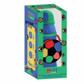  ΠΑΓΟΥΡΙ ΘΕΡΜΟΣ ΑΝΟΞΕΙΔΩΤΟ MUST TEAM ΠΟΔΟΣΦΑΙΡΟ 500 ML ΙΣΟΘΕΡΜΙΚΗ ΘΗΚΗ 000587594