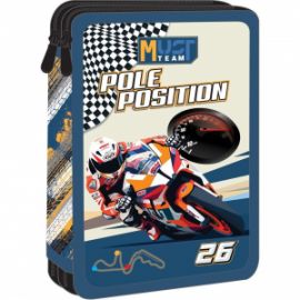  ΣΧΟΛΙΚΗ ΚΑΣΕΤΙΝΑ ΔΙΠΛΗ ΓΕΜΑΤΗ MUST TEAM POLE POSITION