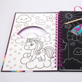  SCRATCH ART SPARKLES: I LOVE UNICORNS  SCR-10