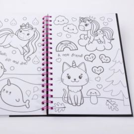  SCRATCH ART SPARKLES: I LOVE UNICORNS  SCR-10