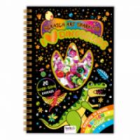  SCRATCH ART SPARKLES: I LOVE DINOSAURS SCR-8