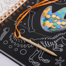  SCRATCH ART SPARKLES: I LOVE DINOSAURS SCR-8