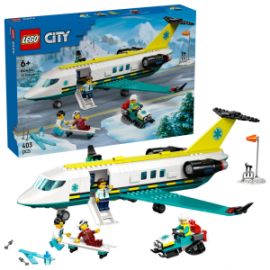 LEGO CITY EMERGENCY AIR AMBULANCE AIRPLANE ΓΙΑ 6+ ΕΤΩΝ 403ΤΜΧ