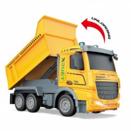 ΦΟΡΤΗΓΟ ΑΝΑΤΡΕΠΟΜΕΝΟ ΤΗΛΕΚΑΤΕΥΘΥΝΟΜΕΝΟ LUNA TOYS 1:16, 2.4 GHZ ΜΕ ΦΩΣ ΚΑΙ ΗΧΟ 23,3X9,5X12,5 ΕΚ.