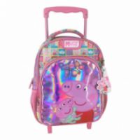 ΣΧΟΛΙΚΗ ΤΣΑΝΤΑ ΤΡΟΛΕΙ ΝΗΠΙΟΥ PEPPA PIG SMILE PLAY JUMP MUST TEAM 2 ΘΗΚΕΣ 000482861