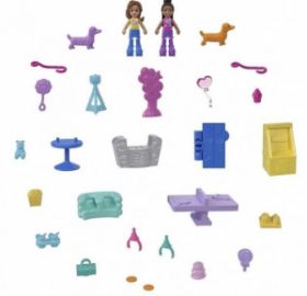 MATTEL ΠΑΙΧΝΙΔΙ ΜΙΝΙΑΤΟΥΡΑ POLLY POCKET ΣΚΥΛΑΚΙ ΠΙΝΙΑΤΑ 