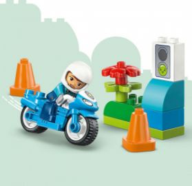 LEGO DUPLO BLUE POLICE MOTORCYCLE ΓΙΑ 2+ ΕΤΩΝ 11ΤΜΧ 10471