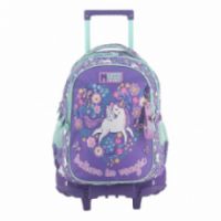  ΣΧΟΛΙΚΗ ΤΣΑΝΤΑ ΤΡΟΛΕΙ ΔΗΜΟΤΙΚΟΥ MUST TEAM PURPLE UNICORN 3 ΘΗΚΕΣ 000587627
