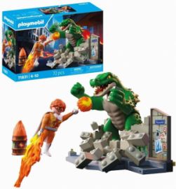 PLAYMOBIL ΣΟΥΠΕΡ ΗΡΩΕΣ: ΜΑΧΗ ΕΝΑΝΤΙΟΝ ΤΗΣ ΓΙΓΑΝΤΙΑΙΑΣ ΣΑΥΡΑΣ 71831