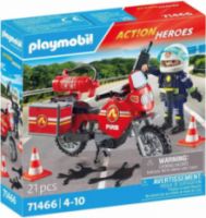 PLAYMOBIL ACTION HEROES ΠΥΡΟΣΒΕΣΤΗΣ ΜΕ ΜΟΤΟΣΙΚΛΕΤΑ ΓΙΑ 4-10 ΕΤΩΝ 71466