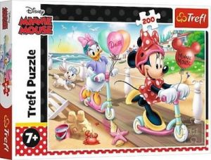 ΠΑΙΔΙΚΟ PUZZLE MINNIE MOUSE ON THE BEACH 200PCS ΓΙΑ 7+ ΕΤΩΝ TREFL 13262