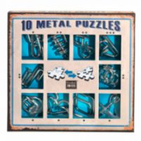  10 METAL PUZZLES- BLUE SET 10-B