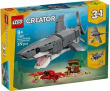 LEGO CREATOR 3-IN-1 FIERCE SHARK WITH A TREASURE CHEST ΓΙΑ 8+ ΕΤΩΝ 379ΤΜΧ 31381 