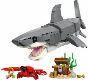LEGO CREATOR 3-IN-1 FIERCE SHARK WITH A TREASURE CHEST ΓΙΑ 8+ ΕΤΩΝ 379ΤΜΧ 31381 