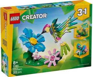 LEGO CREATOR 3-IN-1 WILD ANIMALS: COLORFUL HUMMINGBIRD ΓΙΑ 8+ ΕΤΩΝ 312ΤΜΧ 31384 