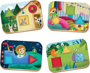 ΠΑΙΔΙΚΟ PUZZLE ΣΦΗΝΩΜΑΤΑ BABY FORM 4PCS EDUCA