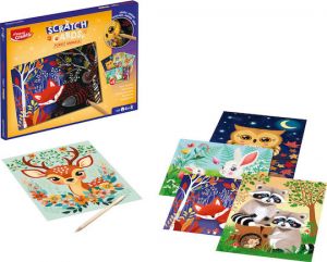 MAPED ΠΑΙΔΙΚΗ ΧΕΙΡΟΤΕΧΝΙΑ SCRATCH PADS MAPED FOREST ANIMALS