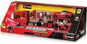 BBURAGO FERRARI RACING ΣΕΤ ΜΕ ΦΟΡΤΗΓΟ 1:43 ΓΙΑ 3+ ΕΤΩΝ #18-31202