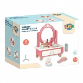 ΣΑΛΟΝΙ ΟΜΟΡΦΙΑΣ LUNA TOYS ΞΥΛΙΝΟ ΣΕΤ ΜΑΚΙΓΙΑΖ 8 ΤΜΧ., 28,2,X19,5X35,5 ΕΚ.
