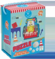  ΠΑΙΔΙΚΟ PUZZLE 12PCS FLOSS & ROCK ΜΑ ΣΧΗΜΑ CONSTRUCTION 52P6271