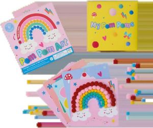 FLOSS & ROCK ΠΑΙΔΙΚΗ ΧΕΙΡΟΤΕΧΝΙΑ RAINBOW FAIRY POM POM ART 52P6265