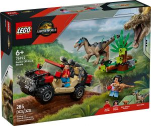 LEGO JURASSIC WORLD RAPTOR OFF-ROAD ESCAPE ΓΙΑ 6+ ΕΤΩΝ 285ΤΜΧ