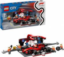 LEGO CITY F1® PIT STOP & PIT CREW WITH FERRARI CAR 