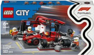 LEGO CITY F1® PIT STOP & PIT CREW WITH FERRARI CAR 